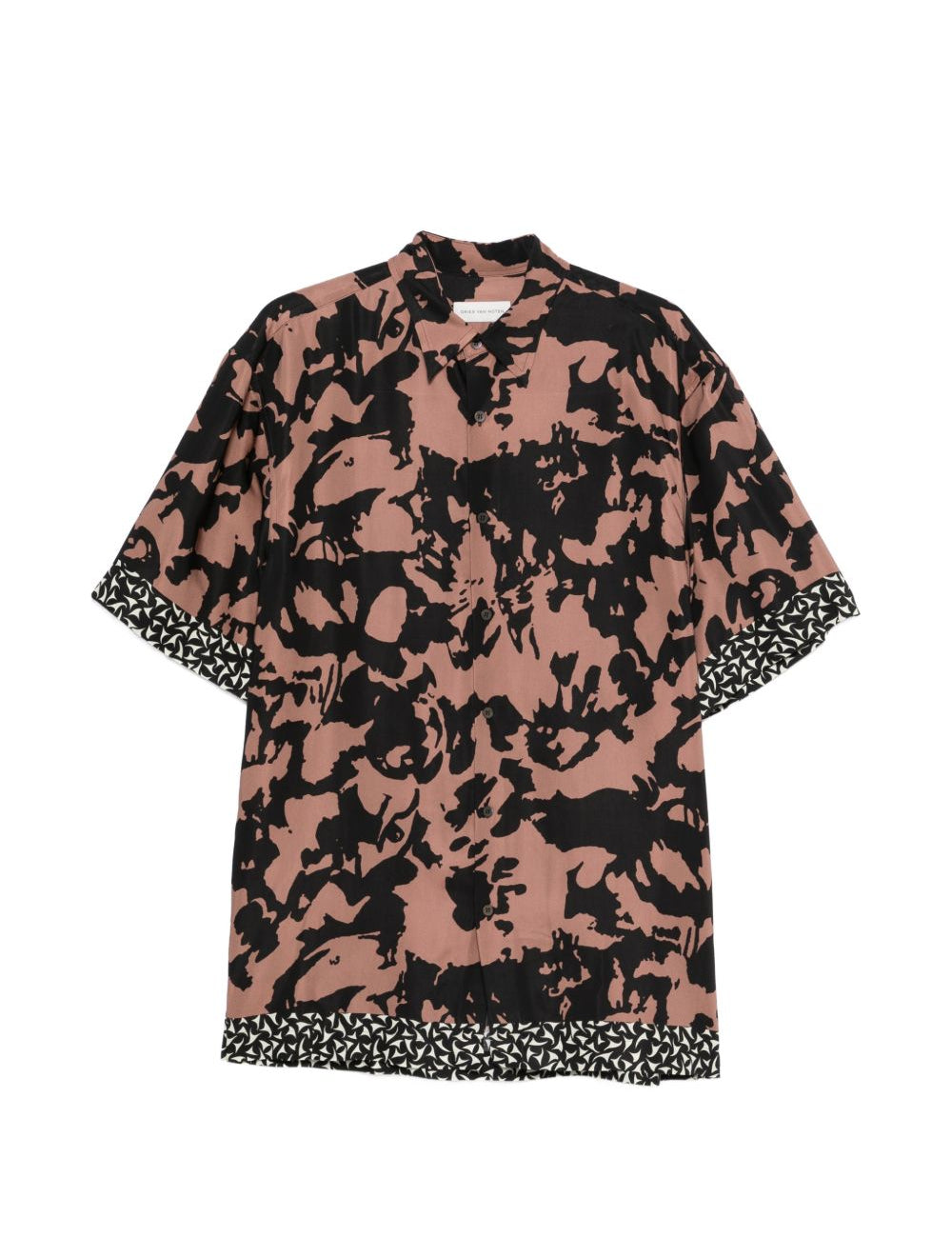 Camicia a maniche corte cassidye multicolore Dries van noten - uomo 
