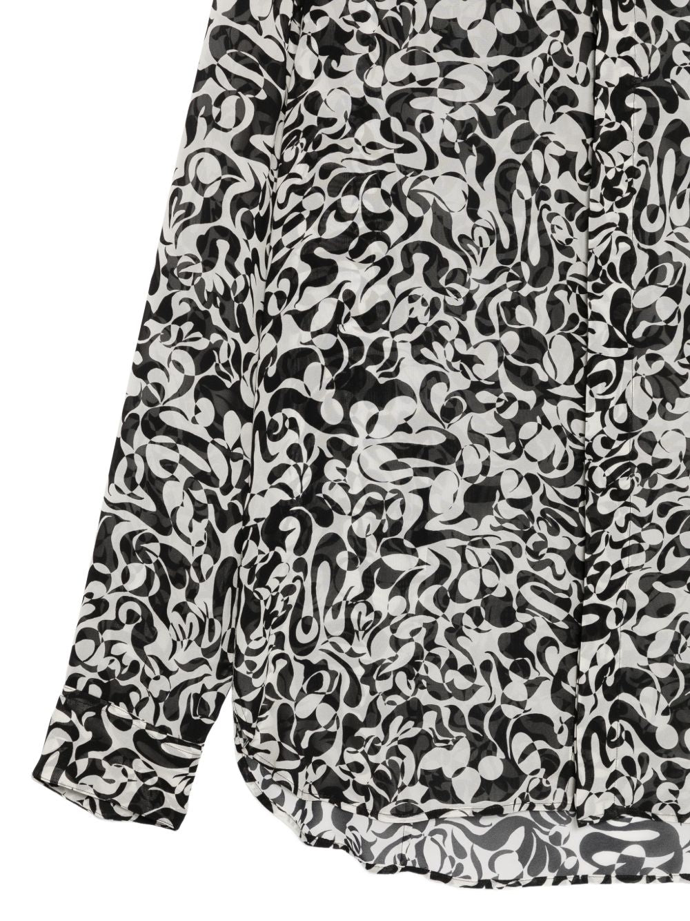 Camicia in viscosa carvies in nero Dries van noten - uomo 