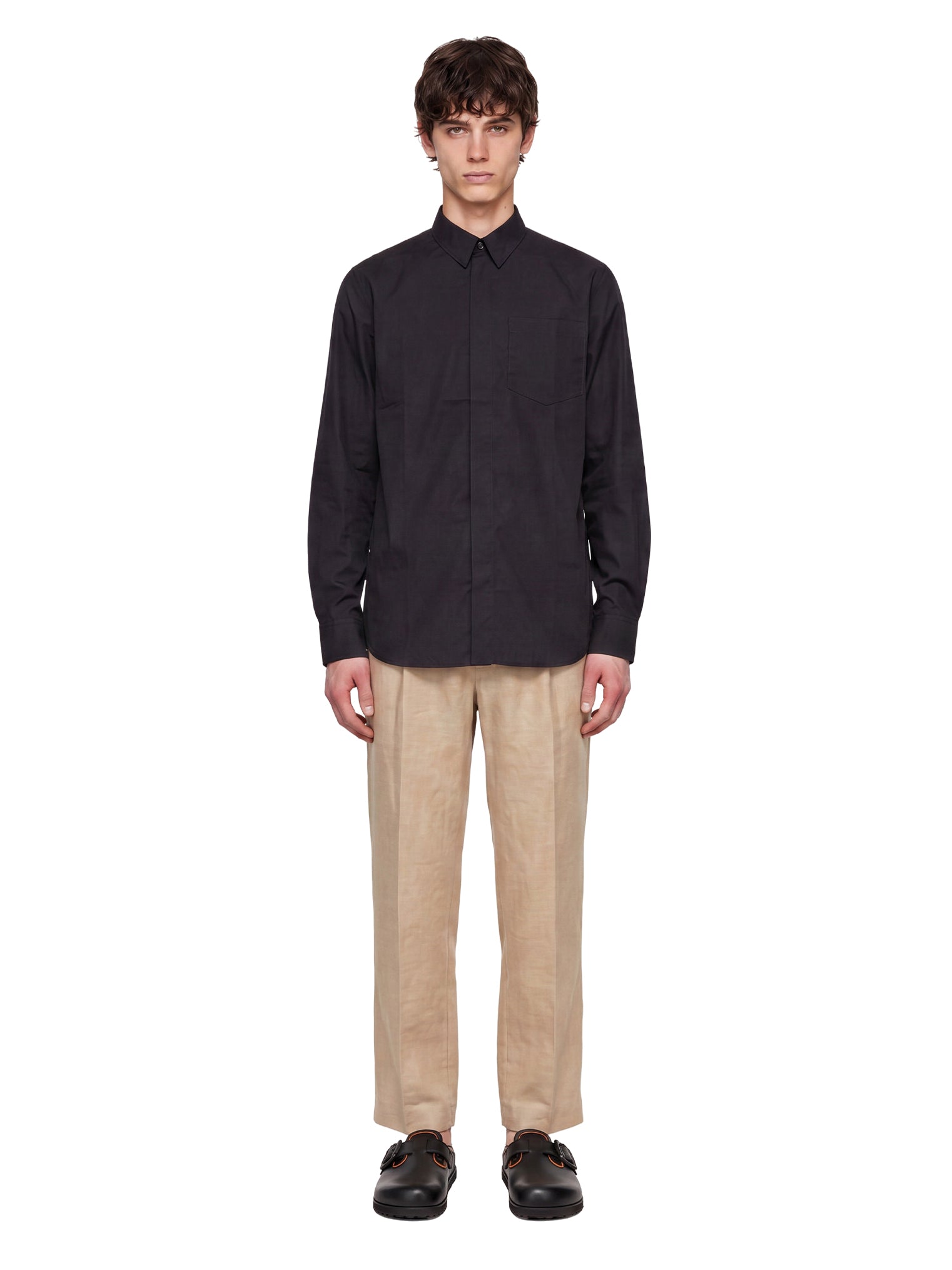 Camicia Corran in nero 