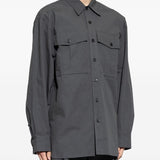 Camicia con tasche calendo in grigio Dries van noten - uomo 
