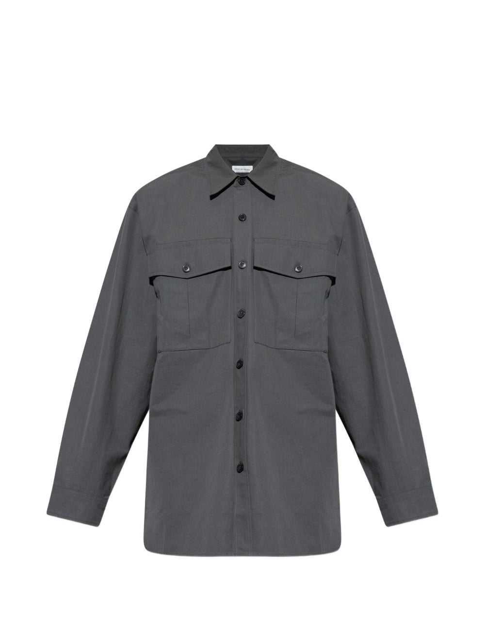 Camicia con tasche calendo in grigio Dries van noten - uomo 