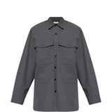 Camicia con tasche calendo in grigio Dries van noten - uomo 