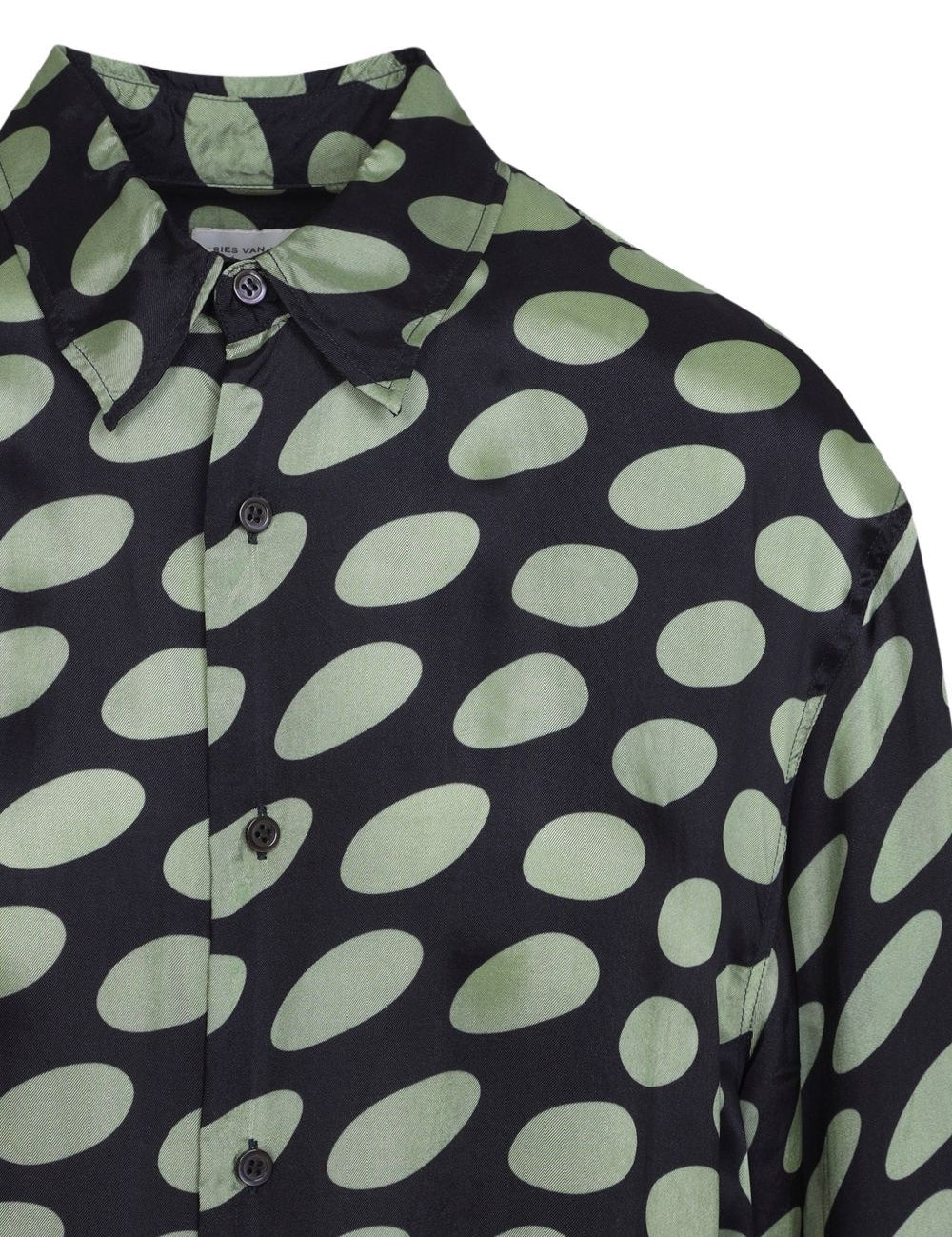 Camicia in twill stampata carvies multicolore  Dries van noten - uomo 