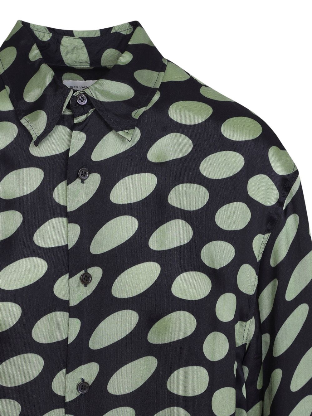 Camicia in twill stampata carvies multicolore  Dries van noten - uomo 