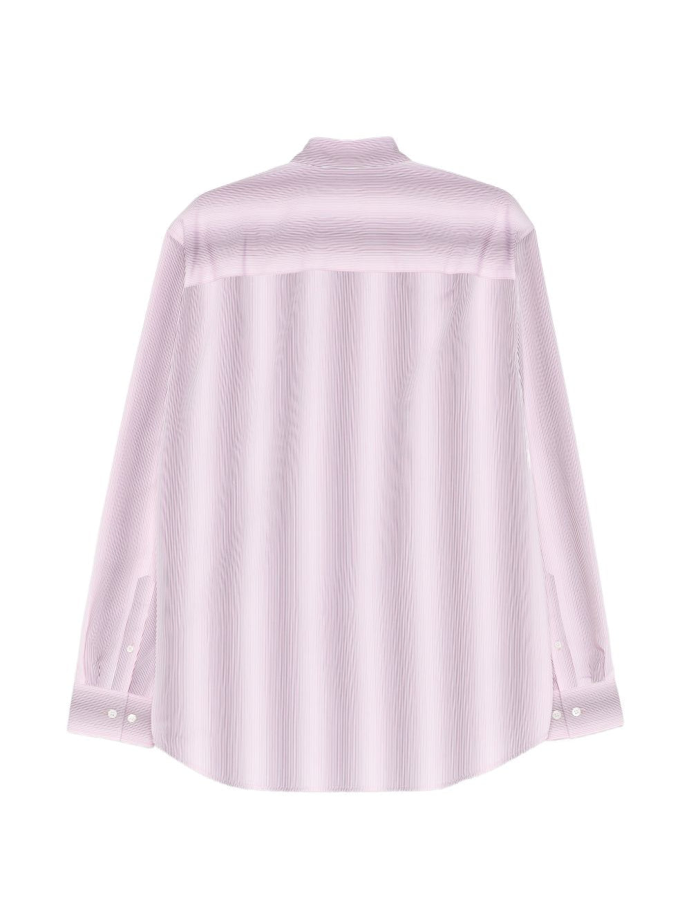 Camicia a righe caper in rosa e bianco Dries van noten - uomo 