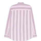 Camicia a righe caper in rosa e bianco Dries van noten - uomo 