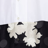 Camicia in popeline di cotone capero in bianco Dries van noten - uomo 