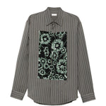 Camicia a righe caper in grigio Dries van noten - donna 