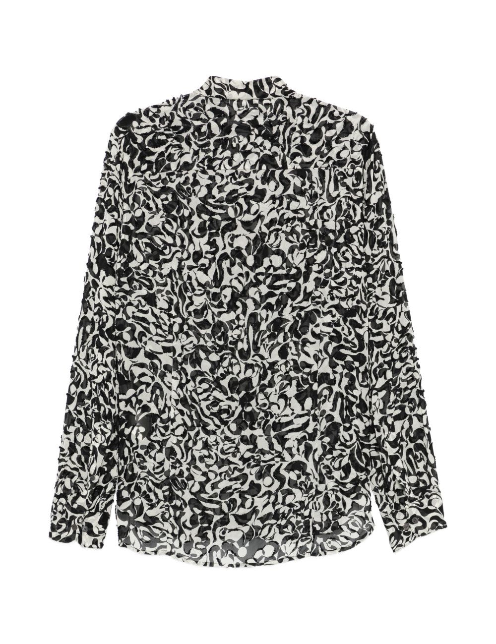 Camicia in viscosa carvies in nero Dries van noten - uomo 
