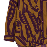 Camicia in cotone croom multicolore Dries van noten - uomo 