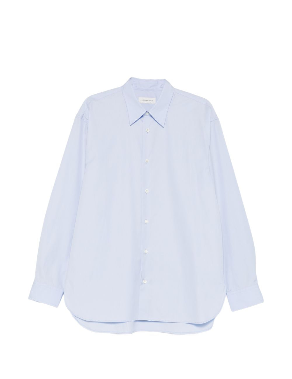Camicia in cotone croom in blu Dries van noten - uomo 
