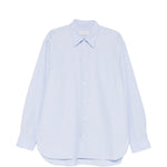 Camicia in cotone croom in blu Dries van noten - uomo 