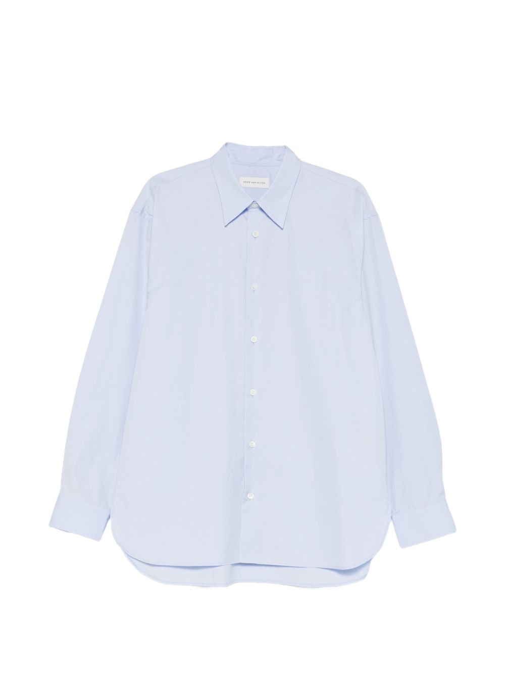 Camicia in cotone croom in blu Dries van noten - uomo 