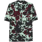 Camicia con design floreale carltone in verde Dries van noten - uomo 