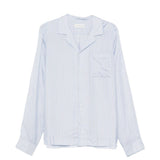 Camicia a righe carly in celeste Dries van noten - uomo 