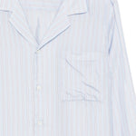 Camicia a righe carly in celeste Dries van noten - uomo 