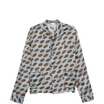 Camicia a pois cruz in celeste Dries van noten - uomo 