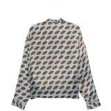 Camicia a pois cruz in celeste Dries van noten - uomo 