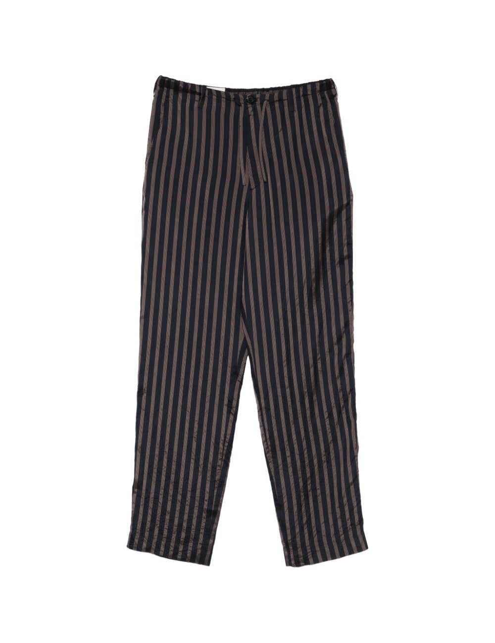 Pantaloni a righe con coulisse penny in blu Dries van noten - uomo 