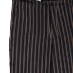 Pantaloni a righe con coulisse penny in blu Dries van noten - uomo 