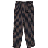 Pantaloni a righe con coulisse penny in blu Dries van noten - uomo 