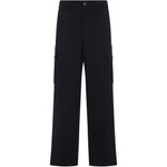Pantaloni Paxer a gamba larga dritta in nero Dries van noten - uomo 