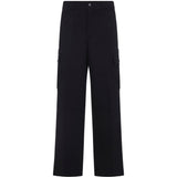 Pantaloni Paxer a gamba larga dritta in nero Dries van noten - uomo 