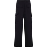 Pantaloni Paxer a gamba larga dritta in nero Dries van noten - uomo 