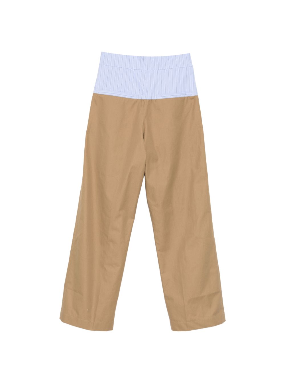 Pantaloni con vita a contrasto pablo in beige e celeste Dries van noten - uomo 