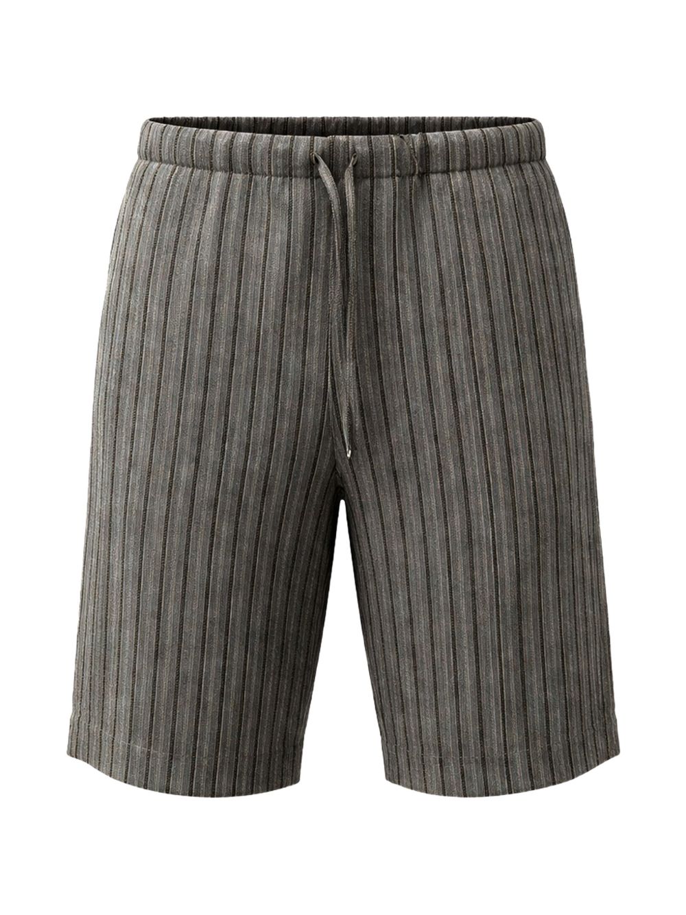 Pantaloncini a righe con coulisse in grigio Dries van noten - uomo 