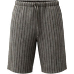 Pantaloncini a righe con coulisse in grigio Dries van noten - uomo 