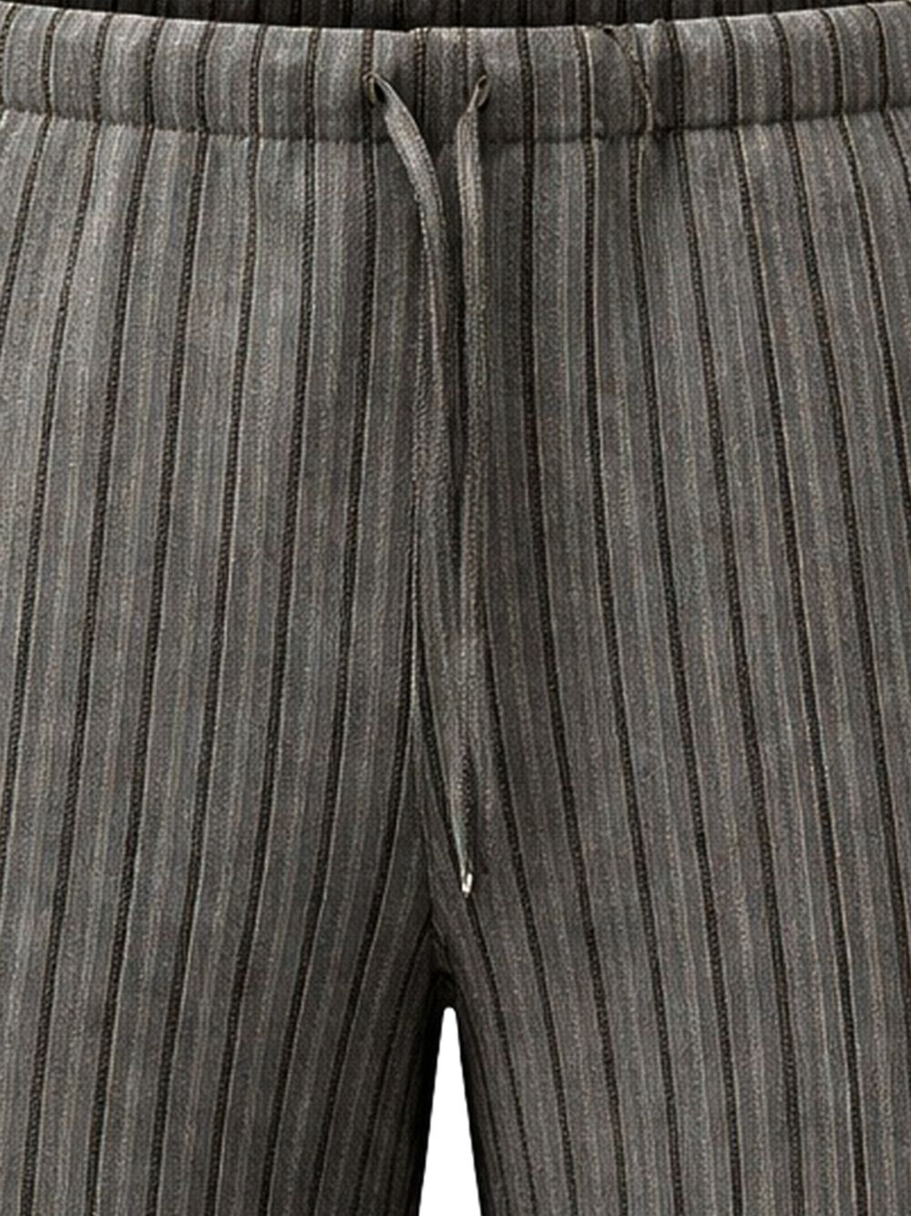 Pantaloncini a righe con coulisse in grigio Dries van noten - uomo 