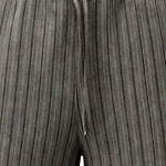 Pantaloncini a righe con coulisse in grigio Dries van noten - uomo 