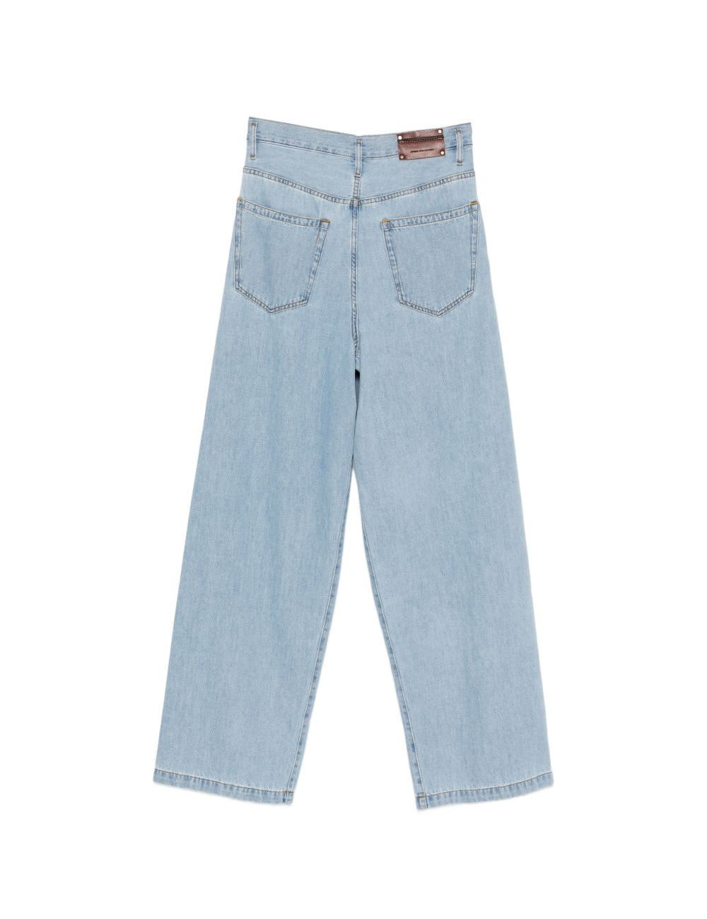 Jeans larghi penning in blu Dries van noten - uomo 