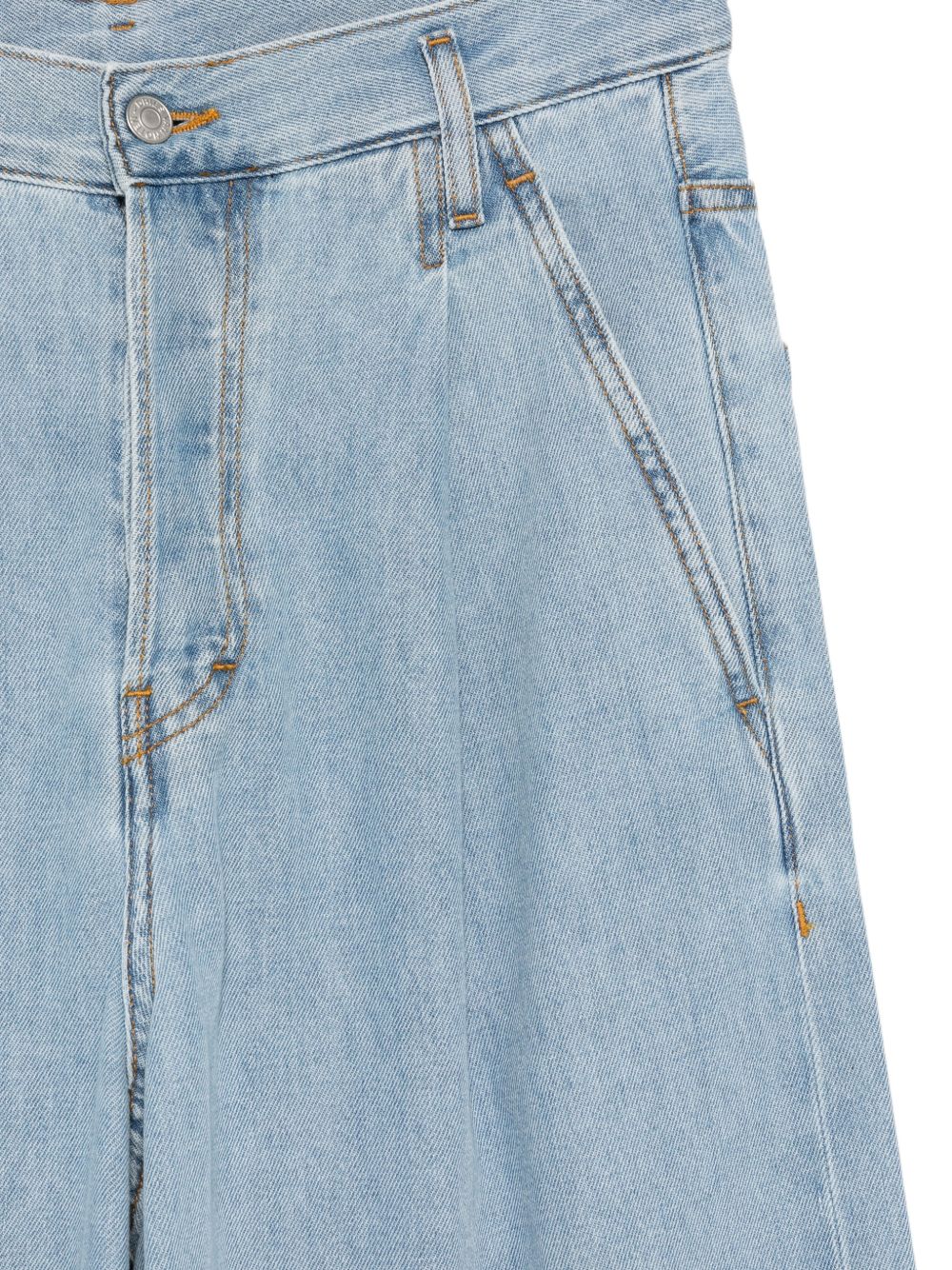 Jeans larghi penning in blu Dries van noten - uomo 