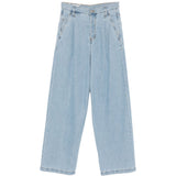 Jeans larghi penning in blu Dries van noten - uomo 