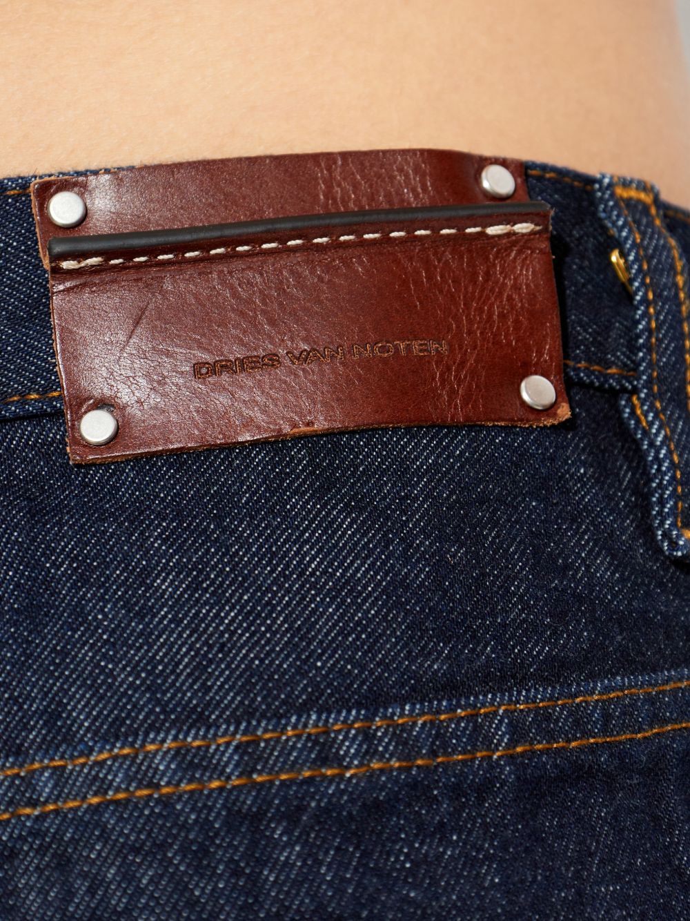 Jeans a gamba dritta pine den in blu Dries van noten - uomo 