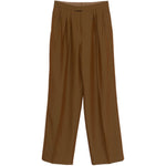 Pantaloni a righe preaches in marrone Dries van noten - uomo 