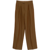Pantaloni a righe preaches in marrone Dries van noten - uomo 