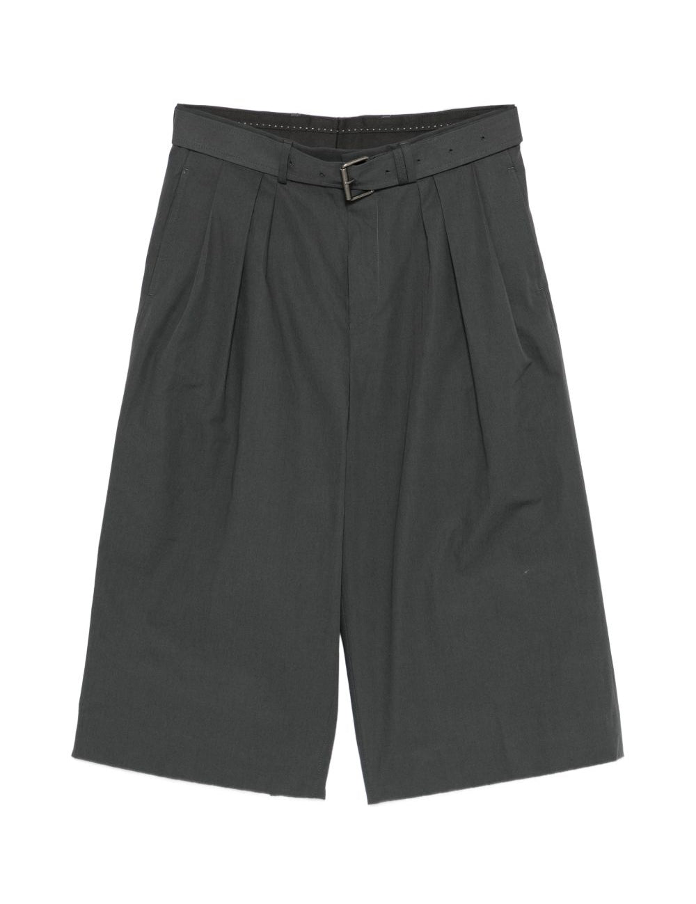 Pantaloncini con cintura e pieghe frontali in grigio Dries van noten - uomo 