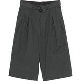 Pantaloncini con cintura e pieghe frontali in grigio Dries van noten - uomo 