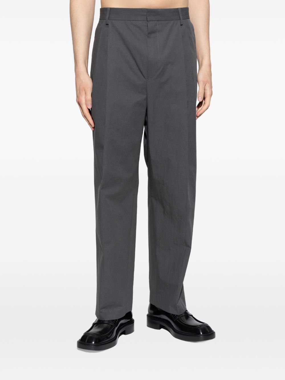 Pantaloni Phoenix con pieghe in grigio Dries van noten - uomo 