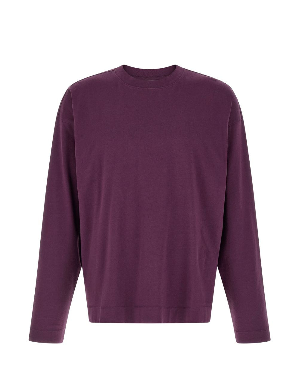 T-shirt girocollo a maniche lunghe hegland in viola Dries van noten - uomo 