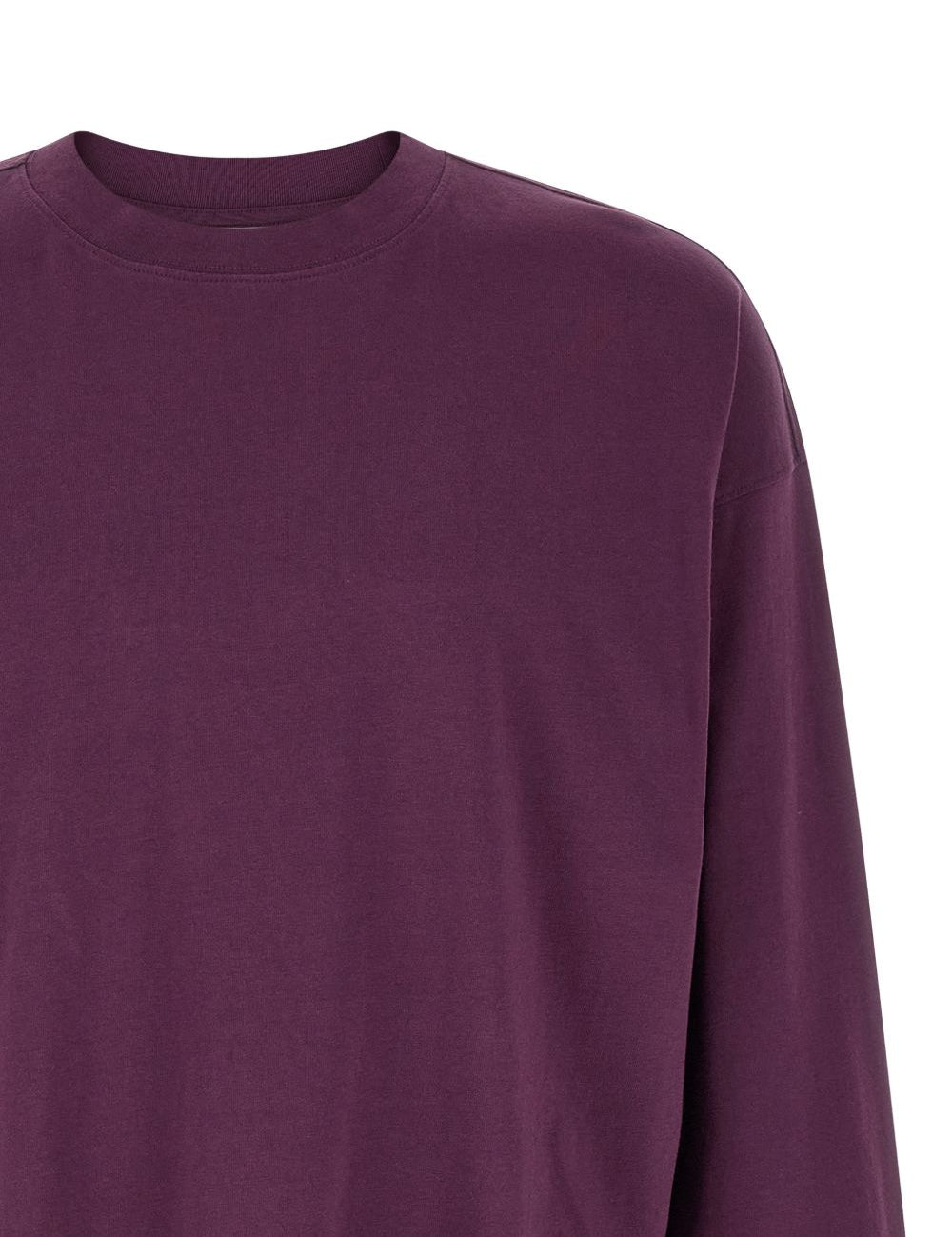 T-shirt girocollo a maniche lunghe hegland in viola Dries van noten - uomo 
