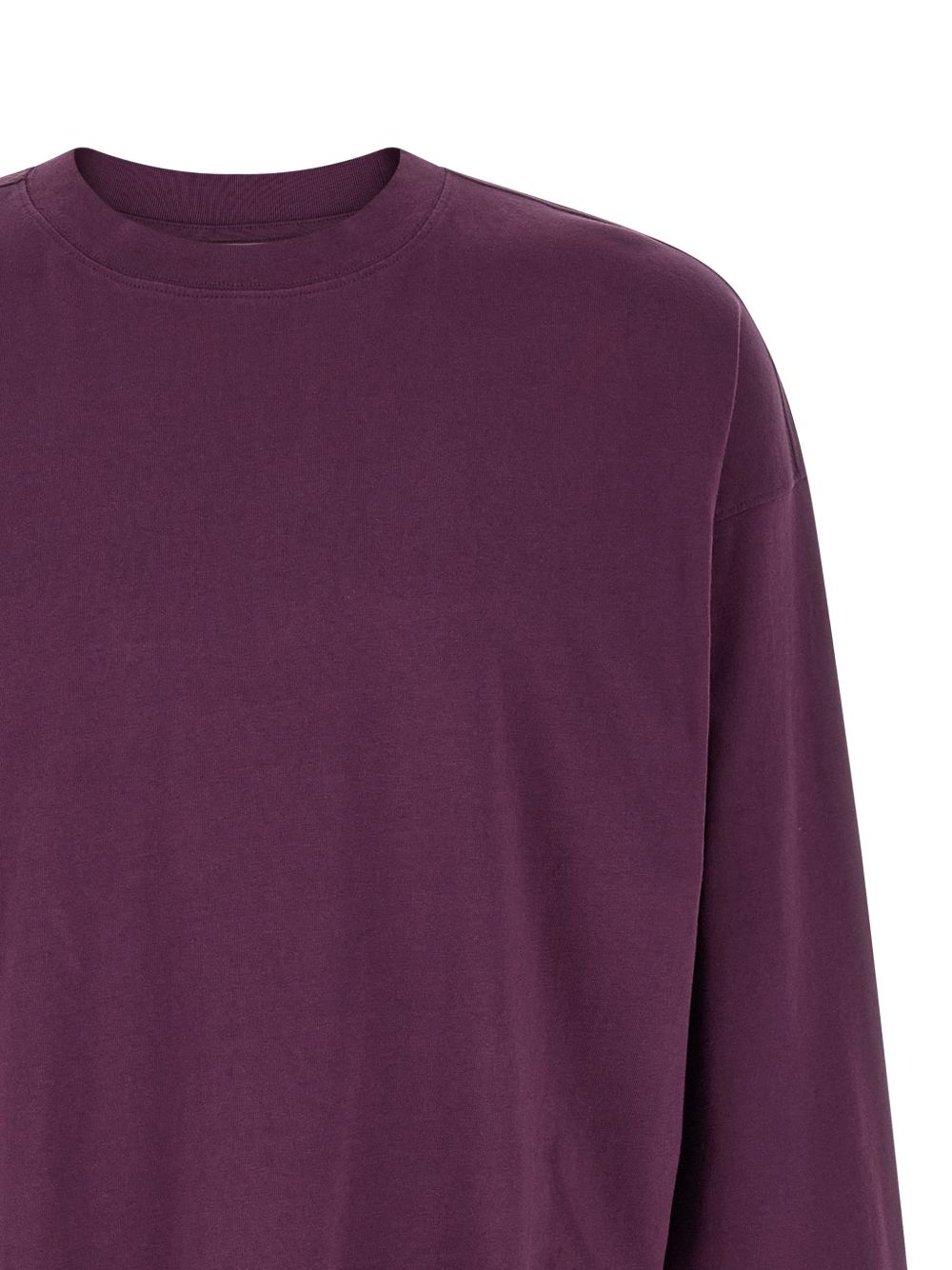 T-shirt girocollo a maniche lunghe hegland in viola Dries van noten - uomo 