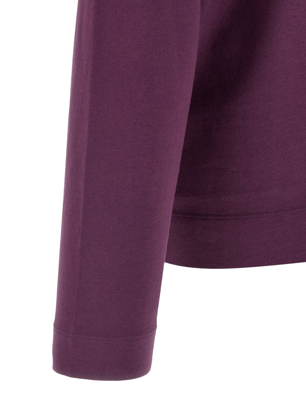 T-shirt girocollo a maniche lunghe hegland in viola Dries van noten - uomo 
