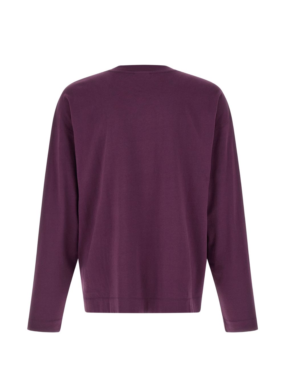 T-shirt girocollo a maniche lunghe hegland in viola Dries van noten - uomo 