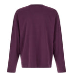 T-shirt girocollo a maniche lunghe hegland in viola Dries van noten - uomo 