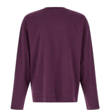 T-shirt girocollo a maniche lunghe hegland in viola Dries van noten - uomo 