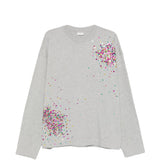 T-shirt a maniche lunghe in grigio Dries van noten - uomo 